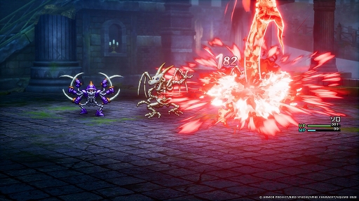 画像ギャラリー No.004のサムネイル画像 / HD-2D版「ドラゴンクエストI&II」,パワーアップしたバトルシステムを紹介。新たなアイテム「巻物」で呪文や特技を覚えられる