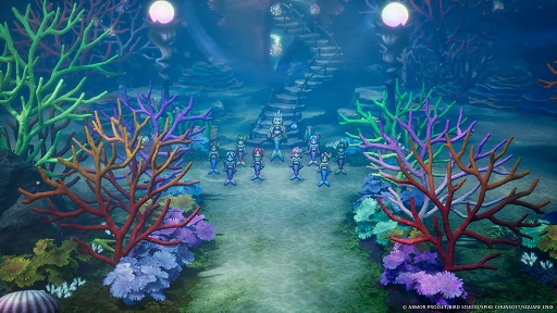 画像ギャラリー No.002のサムネイル画像 / HD-2D版「ドラゴンクエストI&II」,DQIIの新たな冒険の舞台「海底の世界」を紹介。忍び寄る魔の手から人魚族を守り,海の平和を取り戻そう