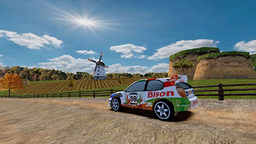 画像ギャラリー No.009のサムネイル画像 / 「Old School Rally」,正式版をリリース。レトロテイストなグラフィックスが目を引くラリーゲーム