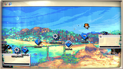 画像ギャラリー No.007のサムネイル画像 / PCモニターの中の世界をフロッピーが大冒険。2DプラットフォームACT「MainFrames」,Switch版を本日配信。25%オフセール実施中