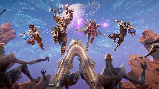 画像ギャラリー No.001のサムネイル画像 / 「ボーダーランズ4」,ヴォルト・ハンター4人のディテールやゲームプレイを細かく解説。PAX East 2025のファンミで詳細を公開