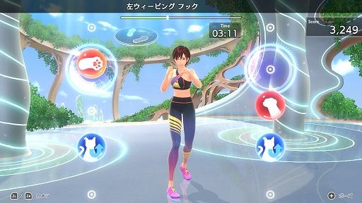 画像ギャラリー No.003のサムネイル画像 / 「Fit Boxing 3」,アニメ楽曲3曲を追加する「アニソンパック」,ターゲットタイプを猫の手などのデザインに変えられる追加コンテンツを発売