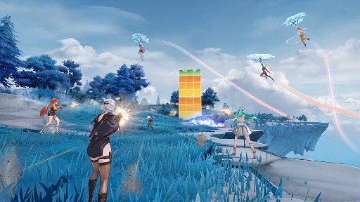 画像ギャラリー No.004のサムネイル画像 / アニメ調バトロワ「運命のトリガー」,7月10日11:00に何らかの情報を公開。スキルと銃を使いこなし,最大100人から最後の1人を目指す