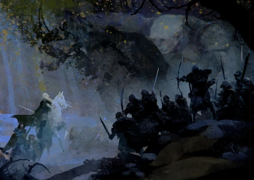 画像ギャラリー No.004のサムネイル画像 / テーブルトークRPG「指輪物語TRPG 5E 基本ルールブック」が発売に。D&Dのルールで中つ国を旅するサードパーティ製ソースブック