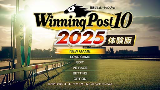 ���������꡼ No.002�Υ���ͥ������ / ��Winning Post 10 2025�ס��θ��Ǥ������ۿ���Nintendo Switch�ǤΥץ쥪�������⥹������