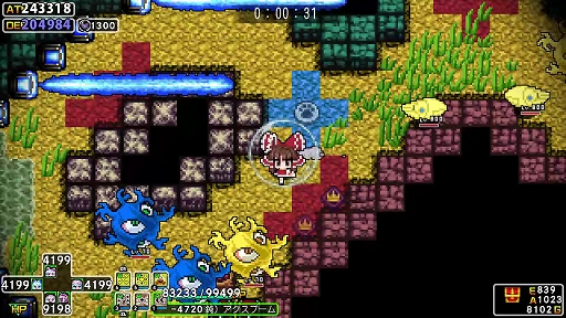 画像ギャラリー No.004のサムネイル画像 / 「クラシックダンジョンX3」×東方Projectのコラボを実施。博麗霊夢,霧雨魔理沙,チルノ,十六夜咲夜らが登場