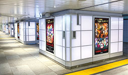 画像ギャラリー No.004のサムネイル画像 / 「鬼滅の刃 ヒノカミ血風譚2」,特別映像をJR新宿駅の東西自由通路にて本日〜8月3日の1週間限定で公開