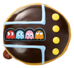 画像ギャラリー No.009のサムネイル画像 / 誕生日を控えたパックマンが,渋谷のドーナツ店で1日店長を務める。「パックマン」×「クリスピー・クリーム・ドーナツ」コラボレポート