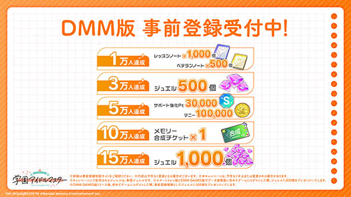 画像ギャラリー No.003のサムネイル画像 / PC版「学園アイドルマスター」,DMM GAMESで3月18日にサービス開始。リリースを記念した10%ポイントバックキャンペーンも開催予定