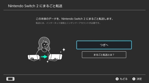 画像ギャラリー No.010のサムネイル画像 / Nintendo Switch 2の初期設定で「まるごと転送」やってみた。ゲームやみまもり設定もまさにまるごとで,家族でSwitch2を使う人にありがたい