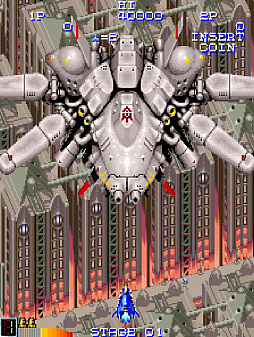 画像ギャラリー No.001のサムネイル画像 / 時間経過とともに自機がパワーアップしていくSTG。「アーケードアーカイブス ファイナルスターフォース」,1月23日配信