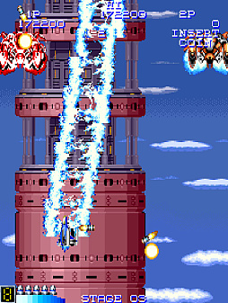 画像ギャラリー No.004のサムネイル画像 / 時間経過とともに自機がパワーアップしていくSTG。「アーケードアーカイブス ファイナルスターフォース」,1月23日配信