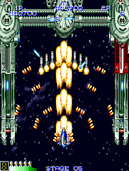 画像ギャラリー No.005のサムネイル画像 / 時間経過とともに自機がパワーアップしていくSTG。「アーケードアーカイブス ファイナルスターフォース」,1月23日配信
