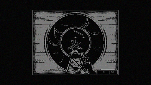 画像ギャラリー No.001のサムネイル画像 / モノクロドットグラフィックスで描かれるホラーダンジョンクロウラー「REPOSE」のトレイラー公開