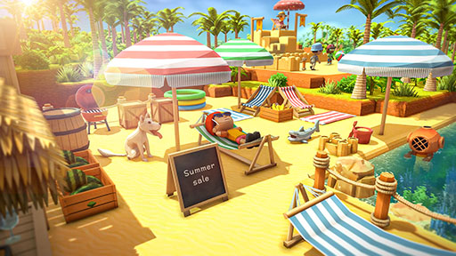 画像ギャラリー No.003のサムネイル画像 / サバイバルライフシム「Dinkum」,夜の行商人と出会えるナイトマーケットがゲーム内に登場