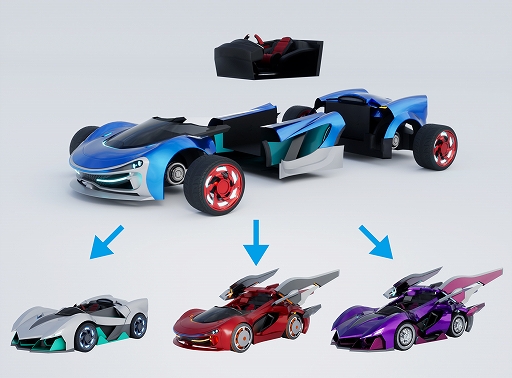 画像ギャラリー No.002のサムネイル画像 / 「ソニックレーシング クロスワールド」,自分だけのオリジナルマシンを作れる「マシンカスタム」の情報を公開