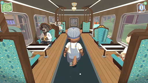 画像ギャラリー No.004のサムネイル画像 / 列車ライフシム「Locomoto」,PC版を本日発売。ゆったりできるLo-Fiサウンドに浸りながら,動物たちとともに機関車の旅を楽しもう