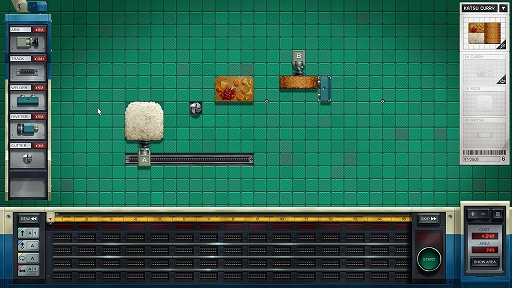 画像ギャラリー No.003のサムネイル画像 / 玩具に家電,カツカレーも組み立てる。加工機械プログラミングパズル「Kaizen: A Factory Story」,Steamで本日リリース