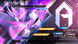 画像ギャラリー No.010のサムネイル画像 / 「蒼き雷霆 ガンヴォルト トライアングル エディション」,トレーダー×ゲーマーズ 東西対抗スコアアタック+体験会を6月15日に開催