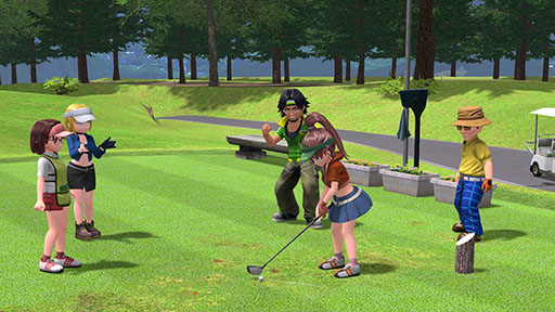 ���������꡼ No.018�Υ���ͥ������ / �֤ߤ�ʤ�GOLF WORLD�ס�PC/PS5/Nintendo Switch��2025ǯ��ȯ�䡣����4�ͤΥ���饤��ޥ���ץ쥤���б�