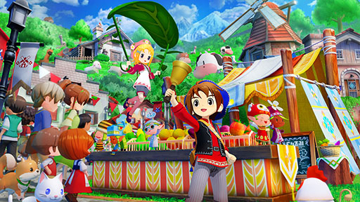 画像ギャラリー No.001のサムネイル画像 / 「牧場物語 Let's!風のグランドバザール」,牧場生活の基本となる作物や動物の育て方に関する情報が公開に