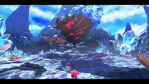 画像ギャラリー No.014のサムネイル画像 / 「星のカービィ ディスカバリー Nintendo Switch 2 Edition + スターリーワールド」,紹介映像を公開。新たなほおばりヘンケイや敵が登場