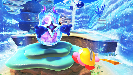 画像ギャラリー No.016のサムネイル画像 / 「星のカービィ ディスカバリー Nintendo Switch 2 Edition + スターリーワールド」,紹介映像を公開。新たなほおばりヘンケイや敵が登場