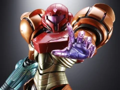 「超合金 サムス・アラン」&「メトロイド」新グッズの予約受付が開始。アームキャノン風のクッションピローやシリコントレーなど