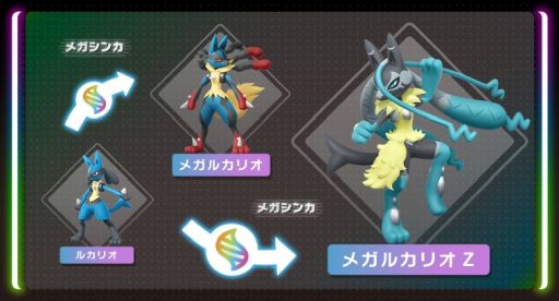 画像ギャラリー No.010のサムネイル画像 / 「Pokémon LEGENDS Z-A M次元ラッシュ」,はどうポケモン「ルカリオ」のメガシンカした姿「メガルカリオZ」の情報を公開