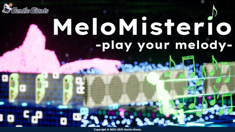 画像ギャラリー No.001のサムネイル画像 / プレイヤーの操作が即興の音楽に変換される。3Dアクション「MeloMisterio -play your melody-」,Steamストアページを公開