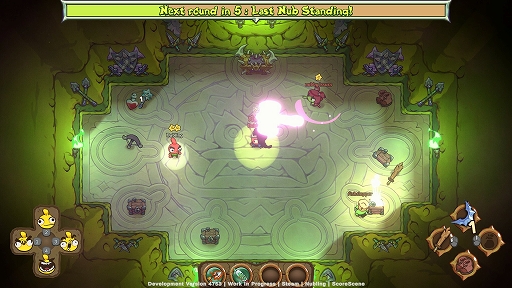 画像ギャラリー No.006のサムネイル画像 / リリース後24時間は無料で入手可能! 最大20人でバトルする2D対戦アクション「Nubs!: Arena」の発売日が5月15日に決定