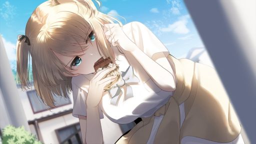 画像ギャラリー No.003のサムネイル画像 / プレイヤーと選択肢が見える主人公が協力して,本来のルートを取り戻す「ハッピールートを終わらせて」,Steamストアページを公開