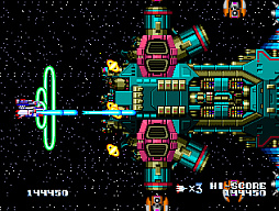 画像ギャラリー No.006のサムネイル画像 / 戦闘機状態とロボット状態を切り替えて戦うSTG。「アーケードアーカイブス 戦え!ビッグファイター」,Switch版を4月17日より配信