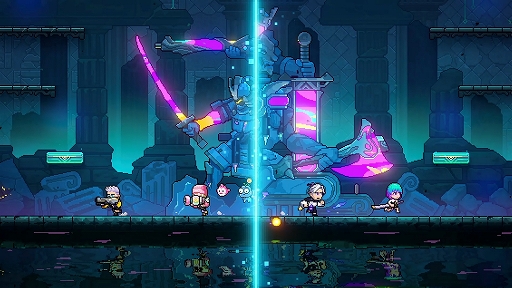 画像ギャラリー No.006のサムネイル画像 / 「Neon Abyss 2」,最大4人でのマルチプレイも可能な体験版をリリース。さまざまなアイテムでキャラを強化していく2DローグライクACT