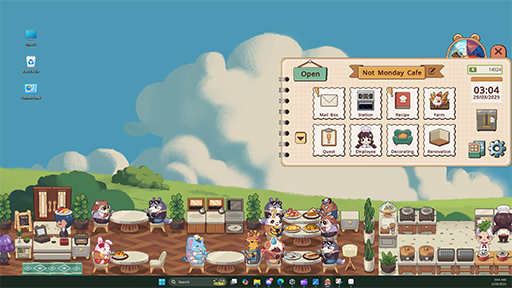 画像ギャラリー No.007のサムネイル画像 / 配信者のお店に訪問&注文できる! YouTube,Twitchのコメントと連動するゲーム「月曜が来ないカフェ」デモ版を配信開始