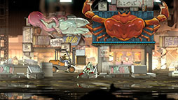 画像ギャラリー No.005のサムネイル画像 / 「SHINOBI 復讐の斬撃」,登場ステージの1つ「魚市場」にフォーカスしたPVが公開に。背景のグラフィックスにも注目