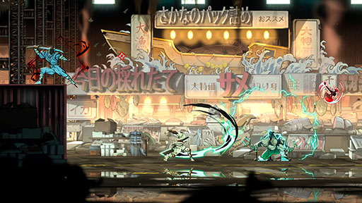 画像ギャラリー No.007のサムネイル画像 / 「SHINOBI 復讐の斬撃」,登場ステージの1つ「魚市場」にフォーカスしたPVが公開に。背景のグラフィックスにも注目