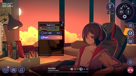 画像ギャラリー No.006のサムネイル画像 / チルいBGMや環境音とともに,少女と同じリズムでデスクワーク。作業用ADV「Chill with You : Lo-Fi Story」が発表に