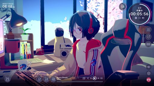 画像ギャラリー No.002のサムネイル画像 / 「Chill with You : Lo-Fi Story」初のアップデートを実施。感動ADV「くまのレストラン」とのコラボを開始