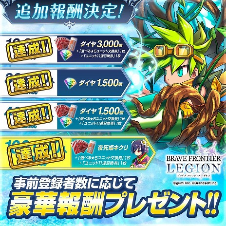 ���������꡼ No.011�Υ���ͥ������ / �֥�ե������ˤ�����Ʈ����RPG��BRAVE FRONTIER LEGION�����������ӥ����������ϡ�10����10�ͤΡ֥쥮����Хȥ�פ�ڤ����