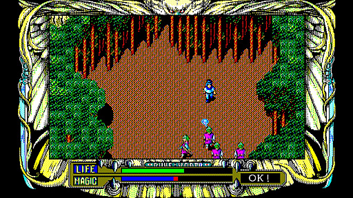 画像ギャラリー No.005のサムネイル画像 / 「EGGコンソール ルーンワース 黒衣の貴公子 PC-9801」,5月8日配信。1989年にT&E SOFTから発売されたアクションRPG