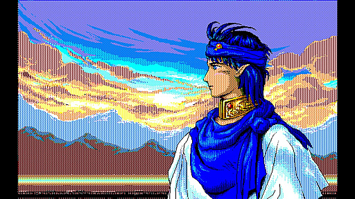 画像ギャラリー No.006のサムネイル画像 / 「EGGコンソール ルーンワース 黒衣の貴公子 PC-9801」,5月8日配信。1989年にT&E SOFTから発売されたアクションRPG