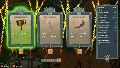 画像ギャラリー No.005のサムネイル画像 / ローグライクアクションゲーム「Dungeons & Drivers」を紹介。車の姿になってしまったヒーローが世界を爆走しながら敵を蹴散らす