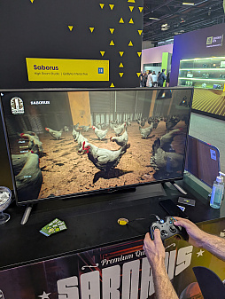 画像ギャラリー No.002のサムネイル画像 / 主人公はニワトリ! 血みどろの屠殺場から脱出を図る「Saborus」は一風変わったホラーゲーム