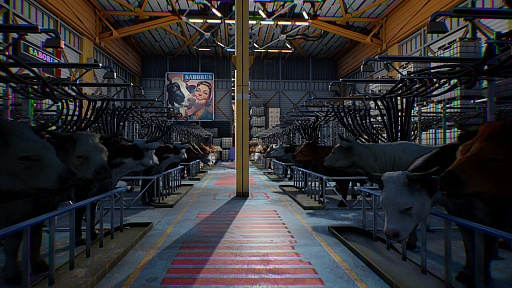 画像ギャラリー No.007のサムネイル画像 / 主人公はニワトリ! 血みどろの屠殺場から脱出を図る「Saborus」は一風変わったホラーゲーム