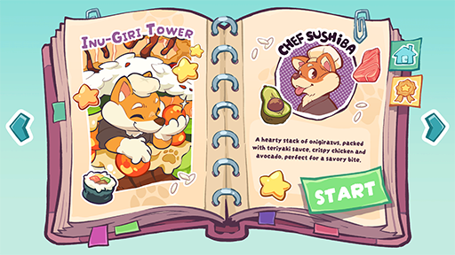 画像ギャラリー No.002のサムネイル画像 / 思わずお腹が減ってくるお料理ブロックパズル「UMAMI」,2025年後半にリリース。つられてやってきた動物を撫でられる