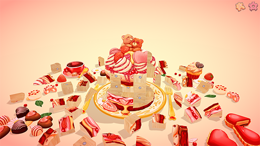 画像ギャラリー No.009のサムネイル画像 / 思わずお腹が減ってくるお料理ブロックパズル「UMAMI」,2025年後半にリリース。つられてやってきた動物を撫でられる