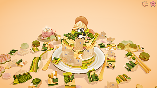 画像ギャラリー No.012のサムネイル画像 / 思わずお腹が減ってくるお料理ブロックパズル「UMAMI」,2025年後半にリリース。つられてやってきた動物を撫でられる