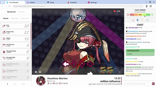 画像ギャラリー No.001のサムネイル画像 / ホロメンの世話をしながら影響力を高める放置系ゲーム「Holoidle」,Steamで6月6日にリリース