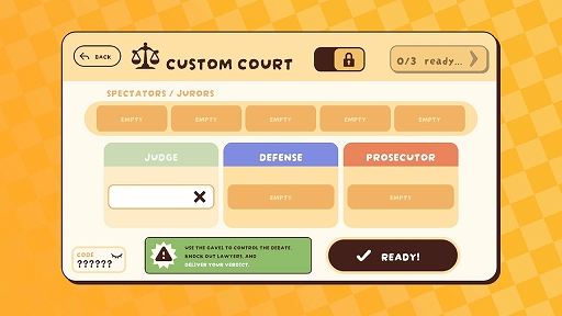 画像ギャラリー No.006のサムネイル画像 / 裁判官,検察官,弁護士に分かれて議論を行う裁判パーティゲーム「Guilty as Sock!」,5月29日にSteamでリリース決定